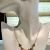 Delicate Chain with Tiny Flowers and Diamonds