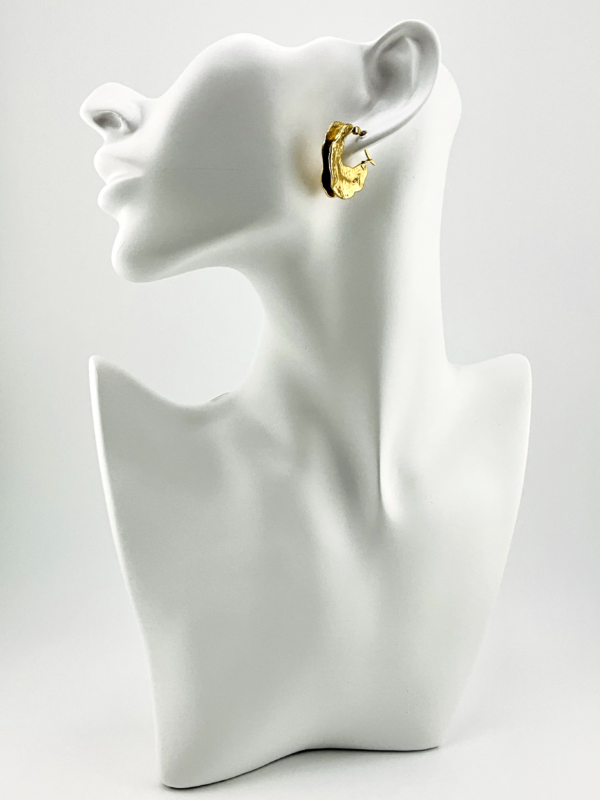 Sundown Sculpture is our Earrings from Sculpture of Gold Ways Collection