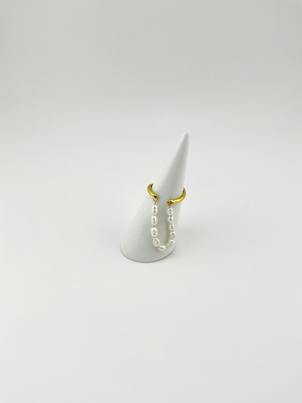 Drop Beaded Pearls is our Ring from Bead of Pearls Collection