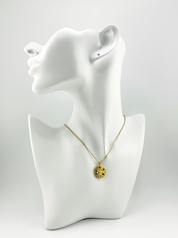 Half Sun is our Necklace from Coin of Gold Collection