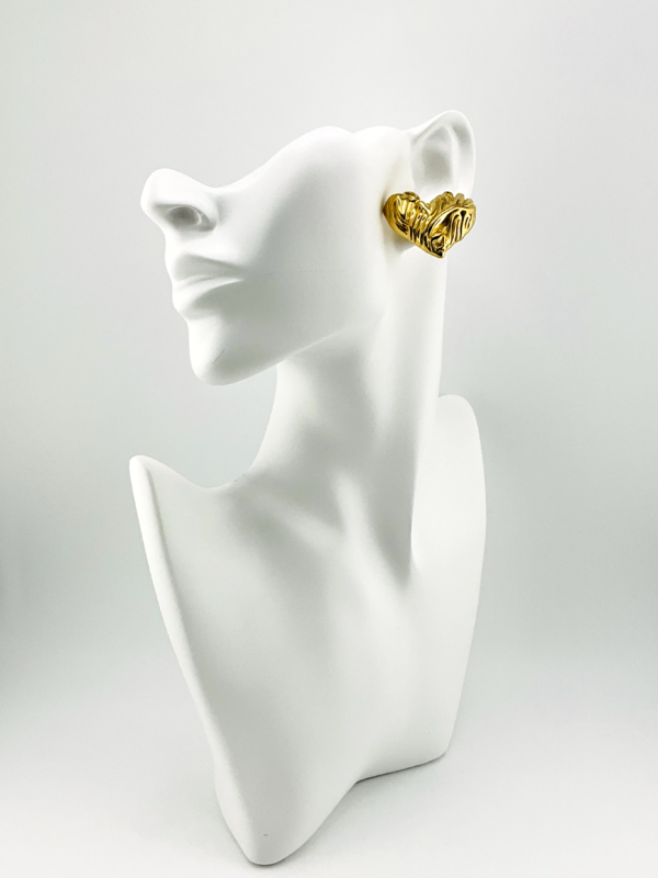Goldy Bold Love Heart is our Earrings from Heart of Gold Collection