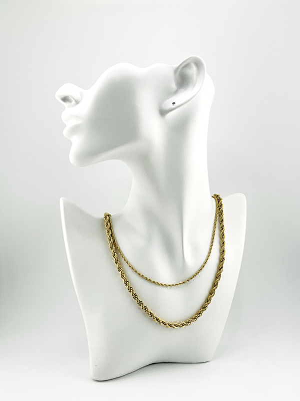 Elegant Twisted Chain is our Necklace from Cable of Gold Collection