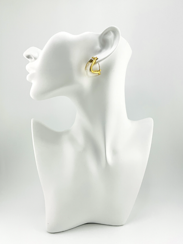 Ice Curves is our Earrings from Emotions of Gold Collection