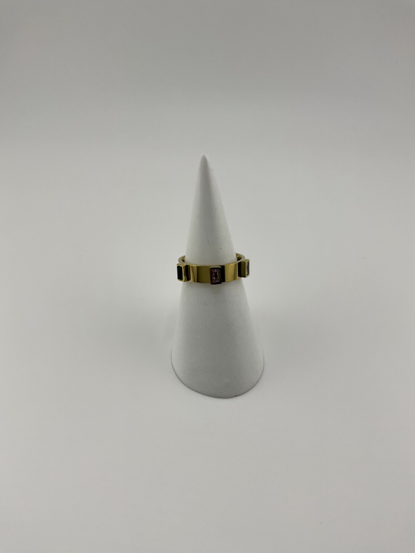 Three Baguettes is our Ring from Baguette of Emerald Collection