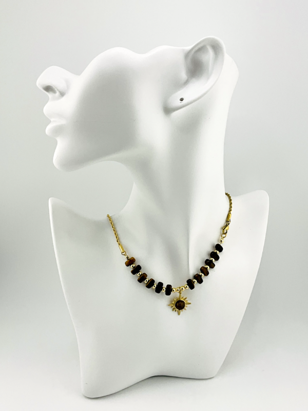 Sun Stone is our Necklace from Vintage of Baguette Collection