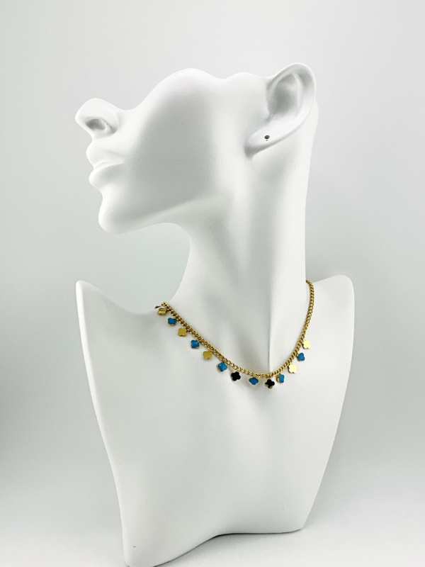 Exclusive Color Clovers is our Necklace from Floral of Fashion Collection