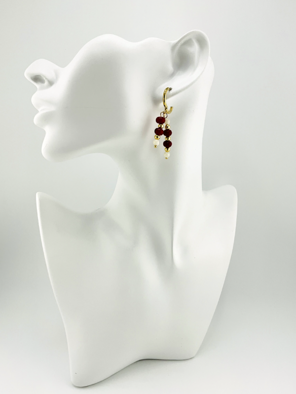 IMG_9027 Garnet Earrings is our Earrings from Trendy of Vintage Collection