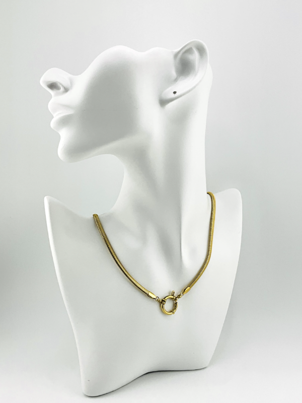 Modern Snake is our Necklace from Chain of Gold Collection