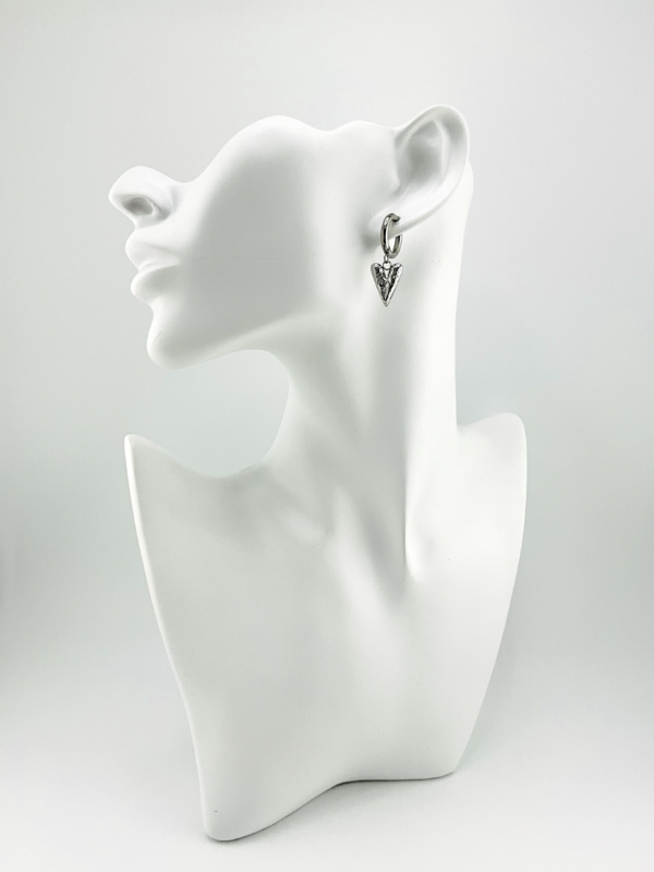 IMG_9272 Drop Silvy Heart is our Earrings from Heart of Silver Collection