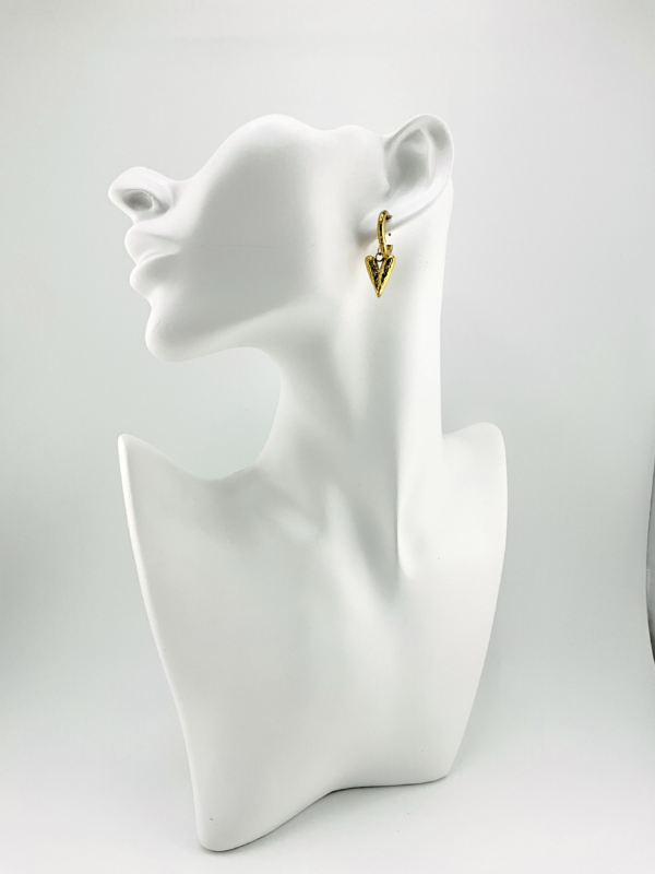 Drop Goldy Heart is our Earrings from Heart of Gold Collection