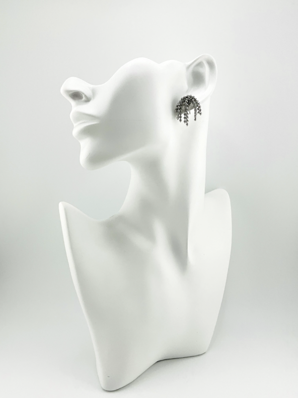 Silvy Branch Beads is our Earrings from Beads of Silver Collection