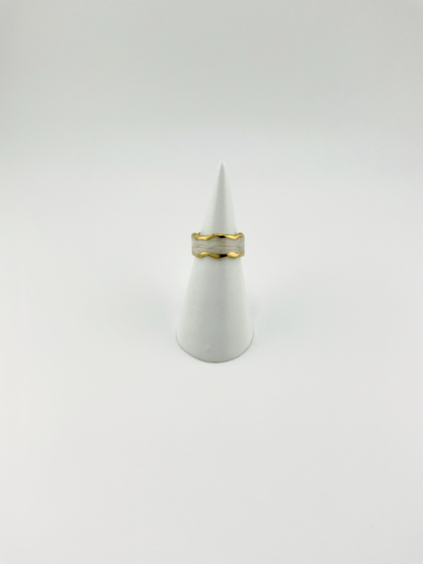 IMG_9897 Waves in Shell is our Rings from Vintage of Gold Collection