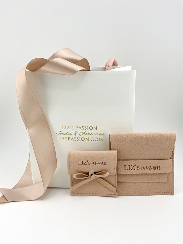 Gift Bag with Dark Pink Ribbon is our Gift Bag from Elegant of Treasure Collection