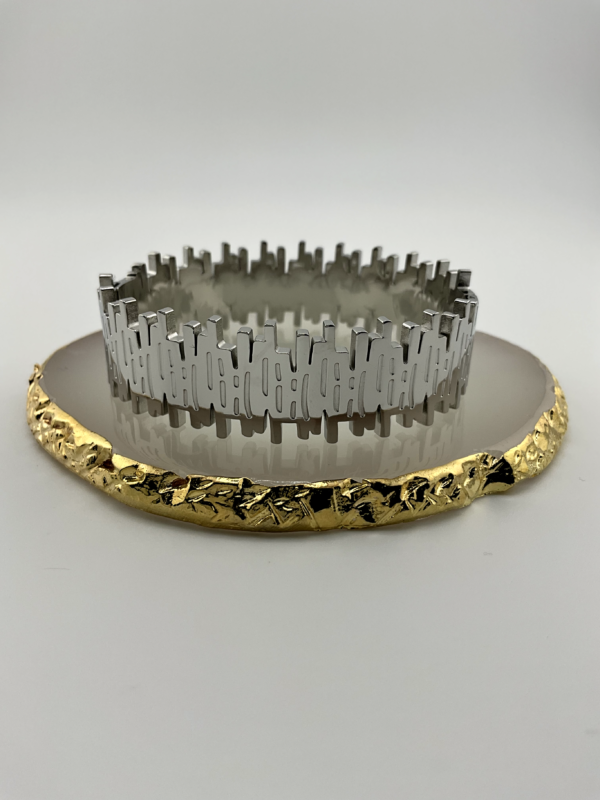 Sexy Ice Lines is our Modern Cuff from Trendy of Silver Collection