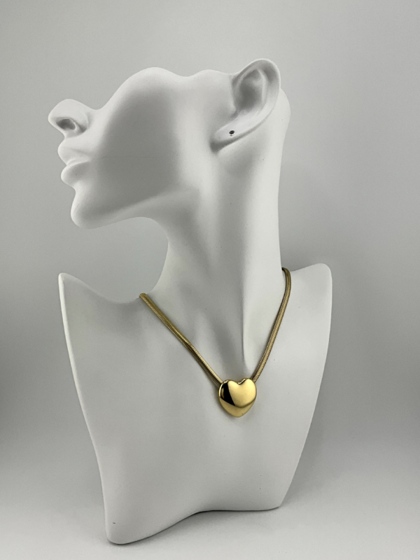 20240309_IMG_3292 Bold Modern Heart is our Necklace from Elegant of the Gold Collection