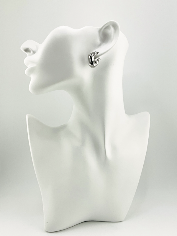 Silvy Candy is our Earrings from Elegance of the Silver Collection