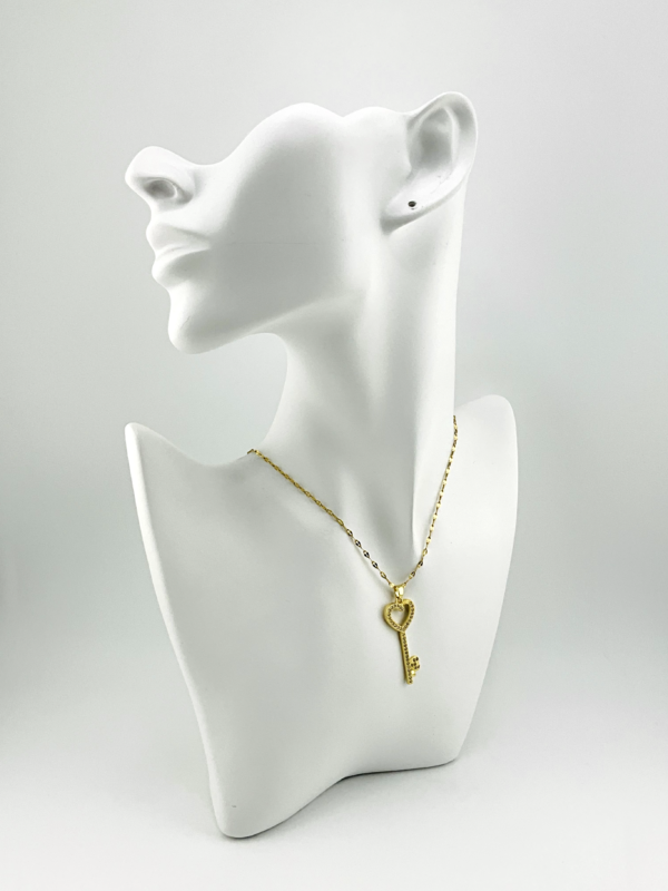 Key in Stones our Trendy from the Shapes of Feelings - Gold and Stone Finish Collection