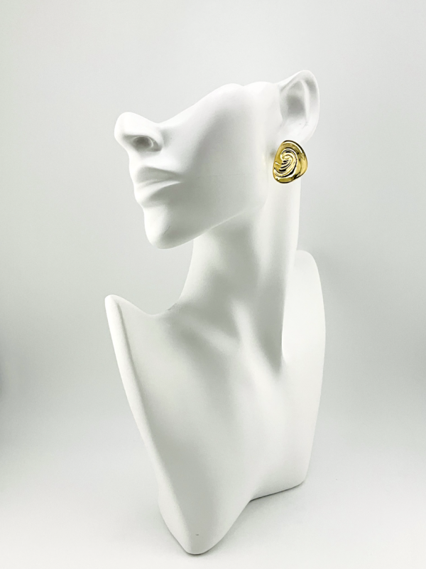 Goldy Spiral Waves our Trendy from the Shapes of Feelings - Gold Finish Collection