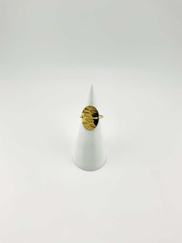 Oval Sun our Trendy from the Shapes of Feelings - Gold Finish Collection