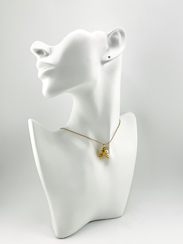 Loves Nutty Charm our In Fashion Jewelry from the Lovely Feelings - Valentines Gold and Pearl Collection