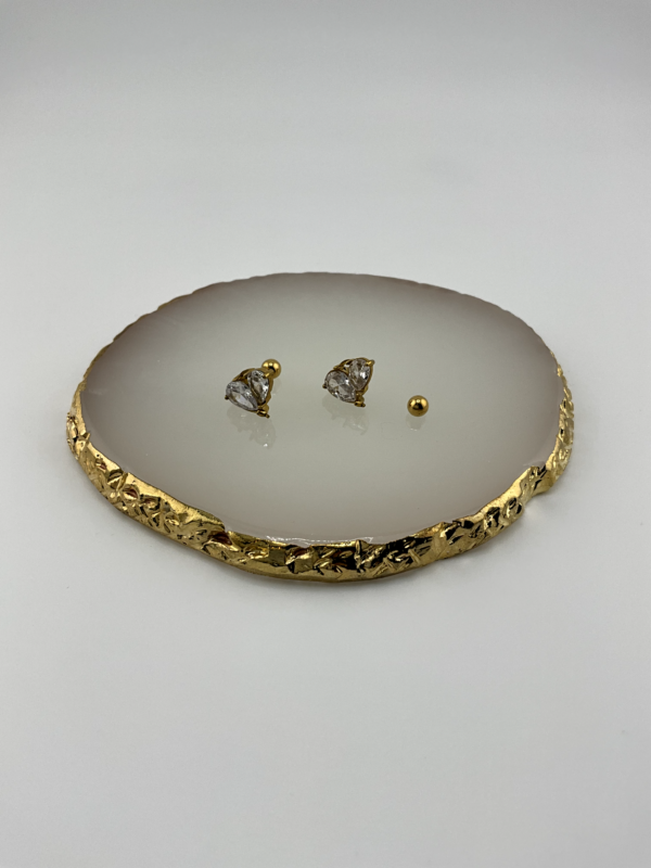 Radiant Twin Stones our In Fashion Jewelry from the Lovely Feelings - Valentines Gold and Diamond Collection