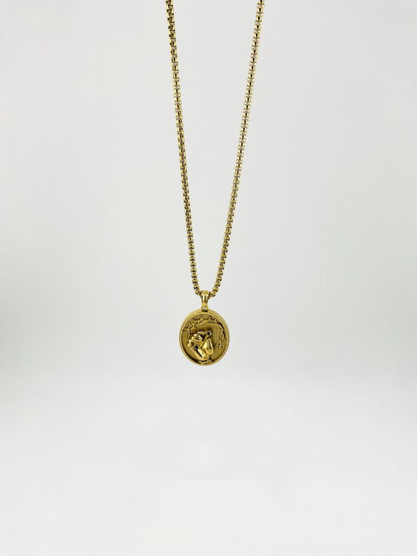 Regal Coin Top Trending Gold Men Necklace from our in Fashion Jewelry Collection