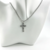 20250121_IMG_9959 Silver SereneCross: Diamond-Encrusted Cross Necklace from our in Fashion Jewelry Collection