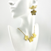 Golden Bloom: Trending Floral Jewelry Collection of the Embrace of the Heart Collection
