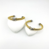 X-quisite Indulgence: Top Trending Cable Cuff Bracelet of the Embrace of the Love Heart Collection