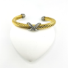 X-quisite Indulgence: Top Trending Cable Cuff Bracelet of the Embrace of the Love Heart Collection