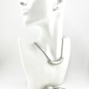 LunaStar: Trending Celestial Necklace & Bracelet Set of the Embrace of the Love Heart Collection