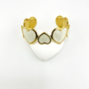 Golden Heartbeat Cuff: Trending Jewelry Designs of the Embrace of the Love Heart Collection