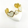 Golden Heartbeat Cuff: Trending Jewelry Designs of the Embrace of the Love Heart Collection