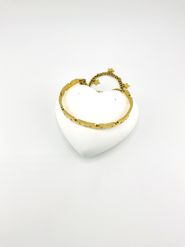 Celestial Starlit Top Bangle: Trending Jewelry Collection of the Embrace of the Love Heart Collection