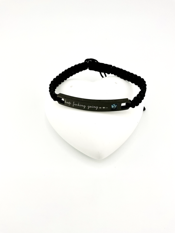 Keep Fucking Going Bracelet: Top Trending Jewelry of the Embrace of the Precious Heart Collection