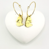 Hop de Luxe: Trending Bunny Charm Hoop Earrings of the Embrace of the Precious Heart Collection