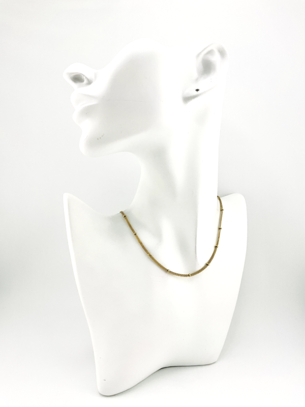 Golden X-quisite Mesh Necklace: Top Trending Jewelry Designs of the Dawn of Spring Collection
