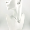 Beaded Heart Necklace & Earrings Set: Indulge in Trending Jewelry Designs of the Dawn of Spring Collection