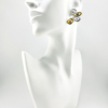 Auroras Kiss: Two-Tone Dazzler Earrings of the Dawn of Spring Collection