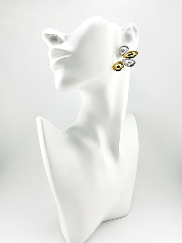 Auroras Kiss: Two-Tone Dazzler Earrings of the Dawn of Spring Collection