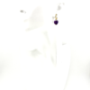 Amethyst Heart Charm Hoop Earrings: Indulge in Trending Jewelry Designs of the Dawn of Spring Collection