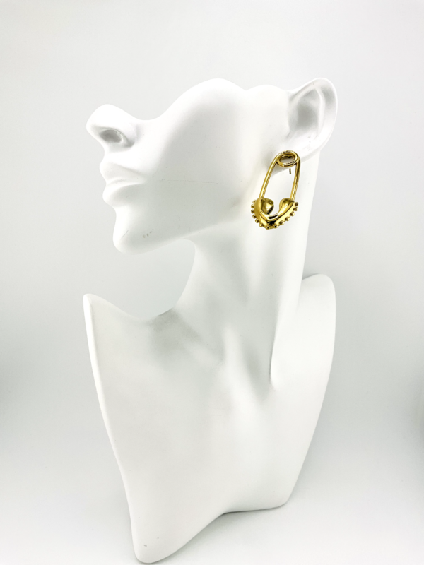 Glamorous Safety Pin Earrings: Top Trending Jewelry Designs of the Dawn of Spring Collection